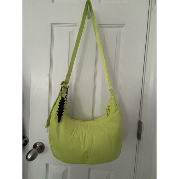 Thacker Free People Escape Sling In Lemon Lime Crossbody Nylon